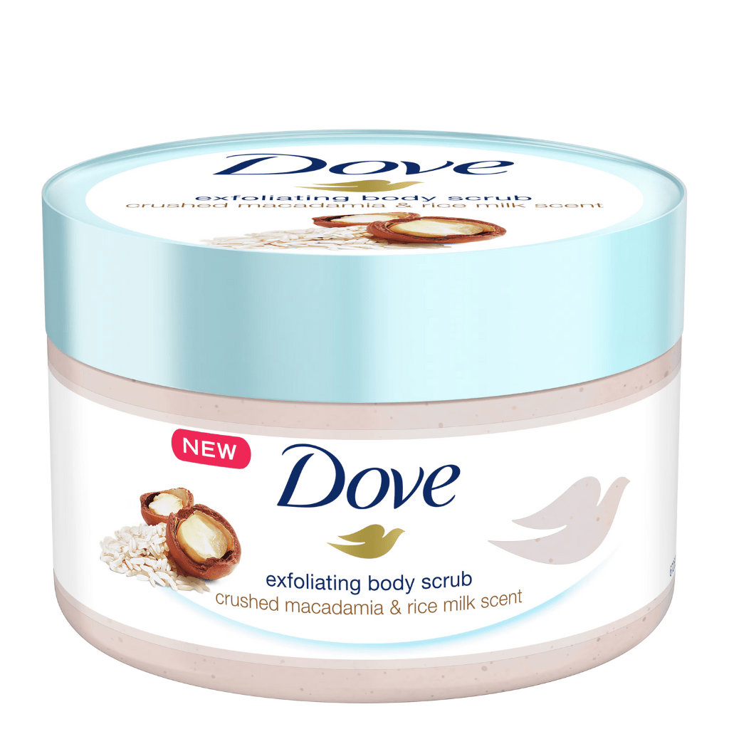 Look Alyfe Dove Macadamia & Rice Milk Exfoliating Scrub - 225ml