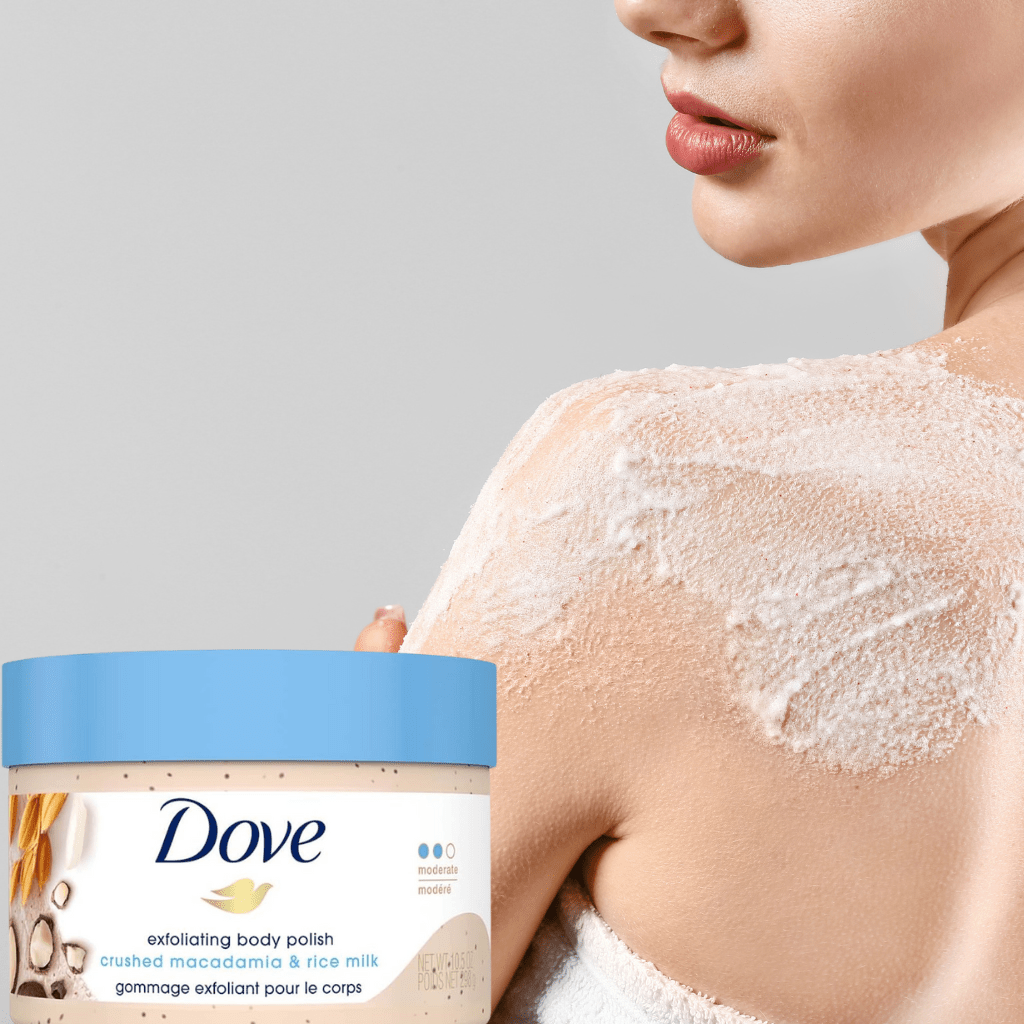 Look Alyfe Dove Macadamia & Rice Milk Exfoliating Scrub - 225ml