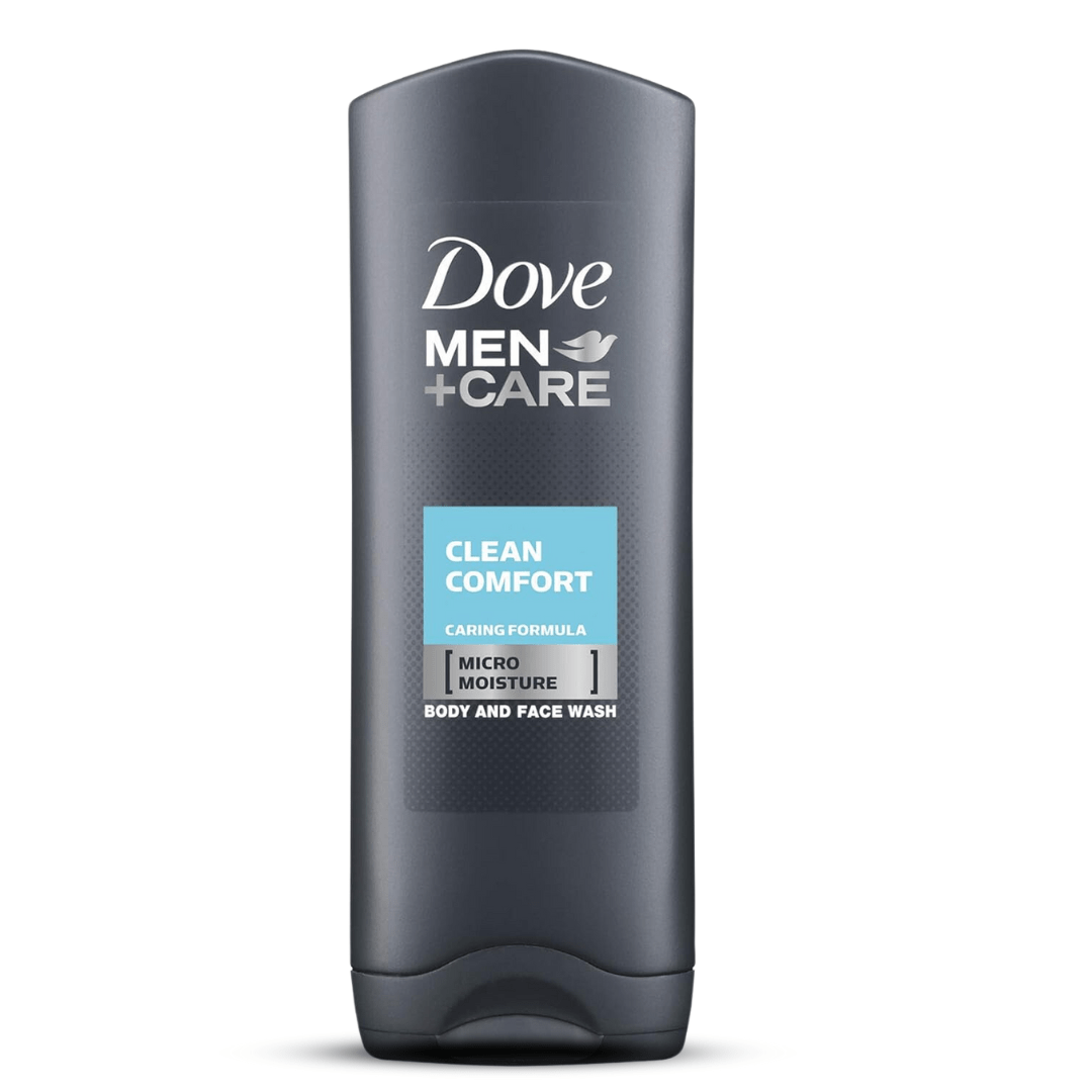 Look Alyfe Dove Men + Care Clean Comfort Micro Moisture Body & Face Wash - 400ml