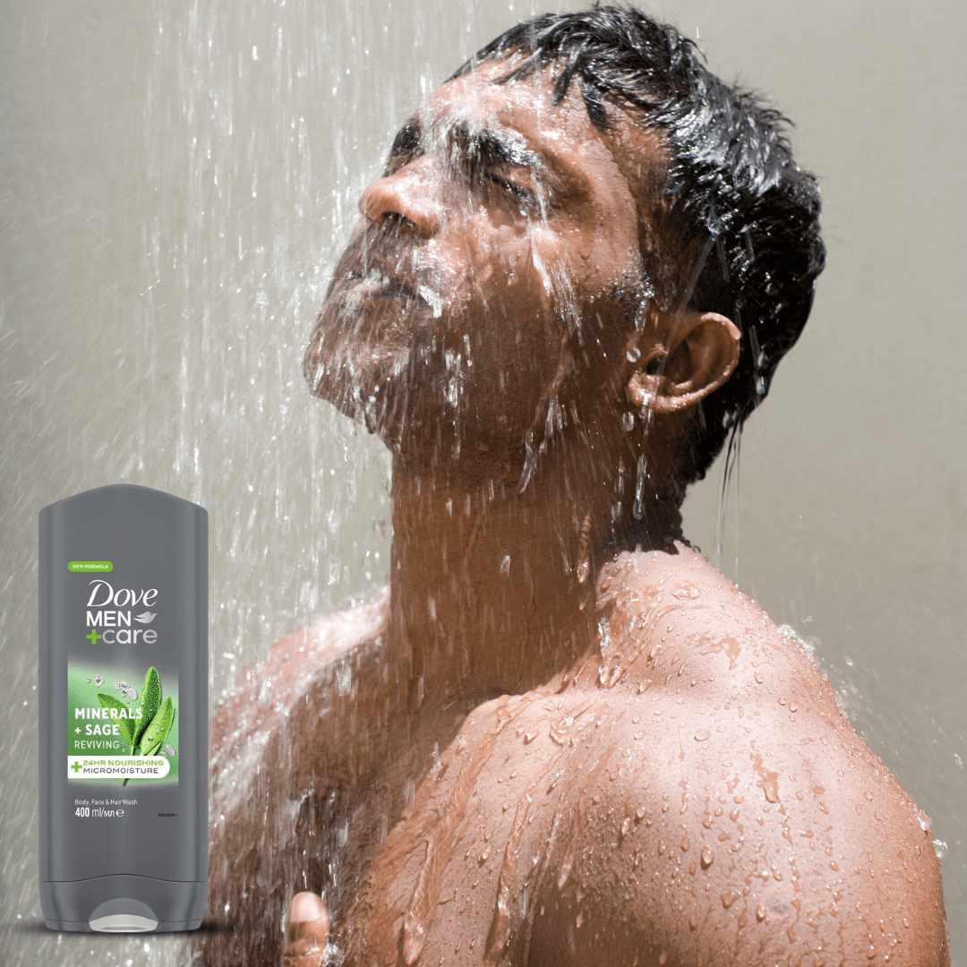 Look Alyfe Dove Men + Care Minerals + Sage Body & Face Wash - 400ml