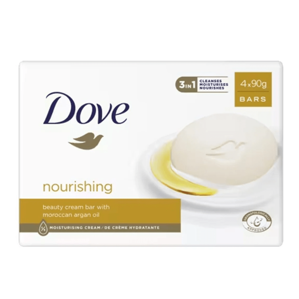 Look Alyfe Dove Nourishing Beauty Cream Bar Soap - Pack of 4