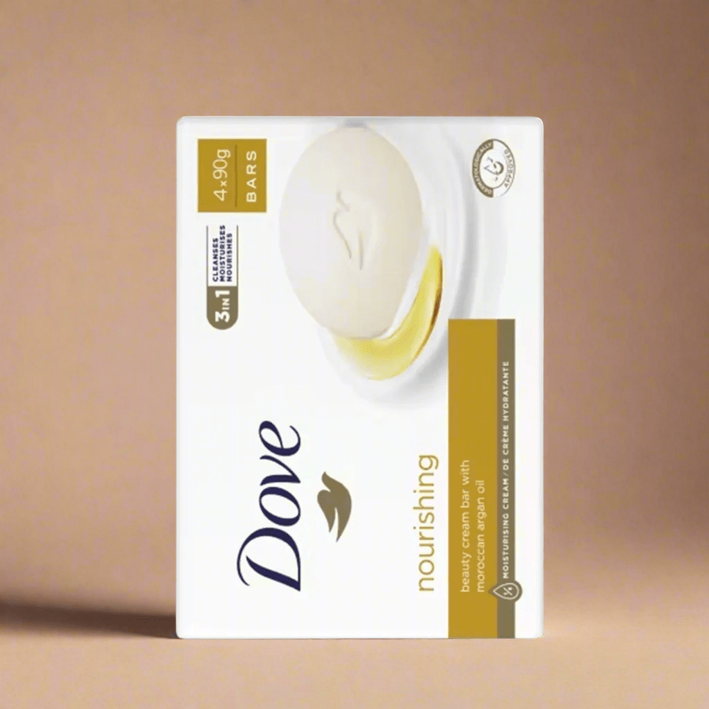 Look Alyfe Dove Nourishing Beauty Cream Bar Soap - Pack of 4