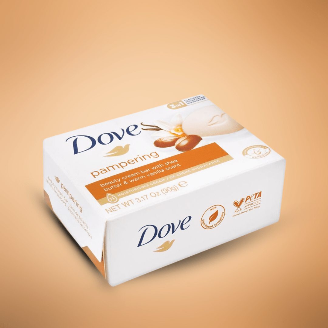 Look Alyfe Dove Pampering Beauty Cream Bar Soap - Pack of 4