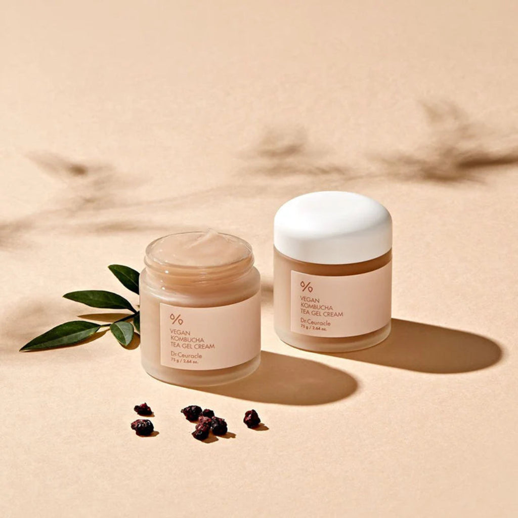 Look Alyfe Dr. Ceuracle Vegan Kombucha Tea Gel Cream+Essence - 75g
