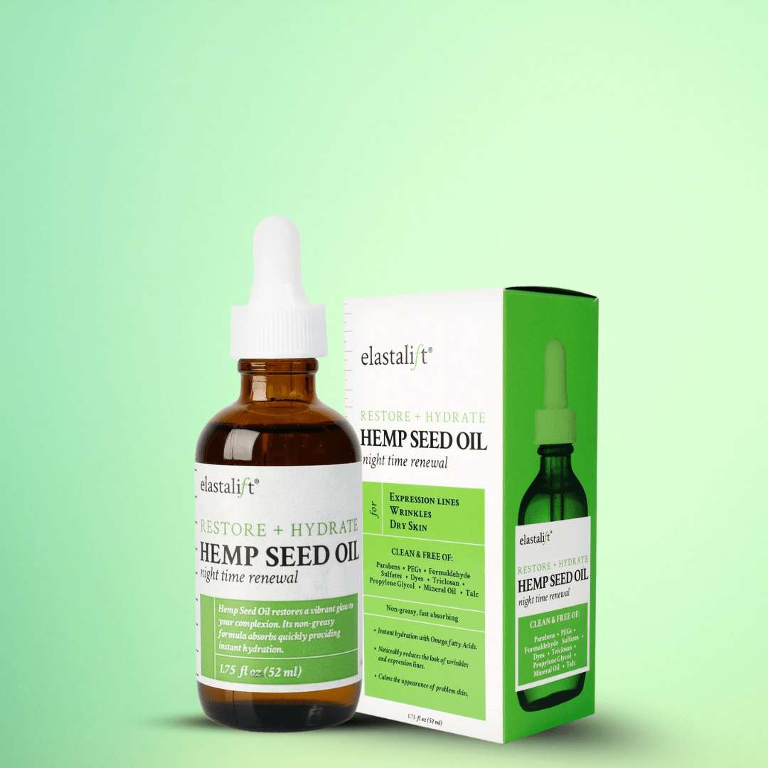 Look Alyfe Elastalift Night Time Renewal Restore & Hydrate Hemp Seed Face Oil - 52ml