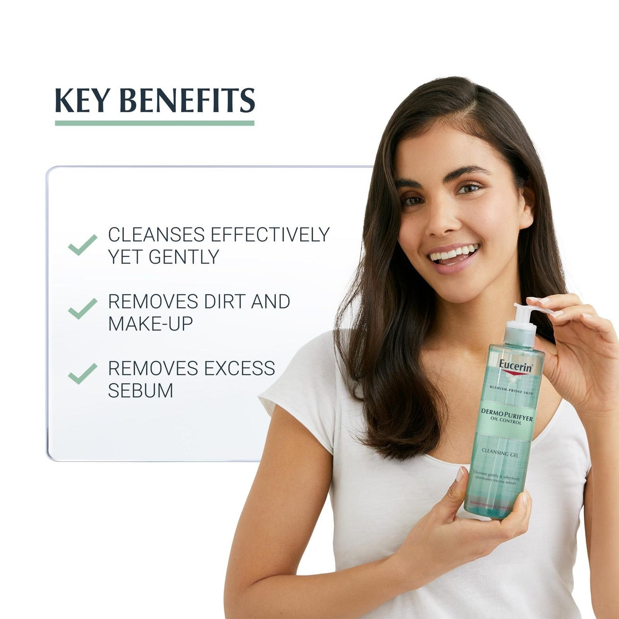 Look Alyfe Eucerin Dermo Purifyer Oil Control Cleansing Gel - 200ml