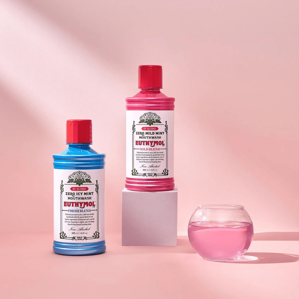 Look Alyfe Euthymol Alcohol-Free Icy Mint Mouthwash - 500ml