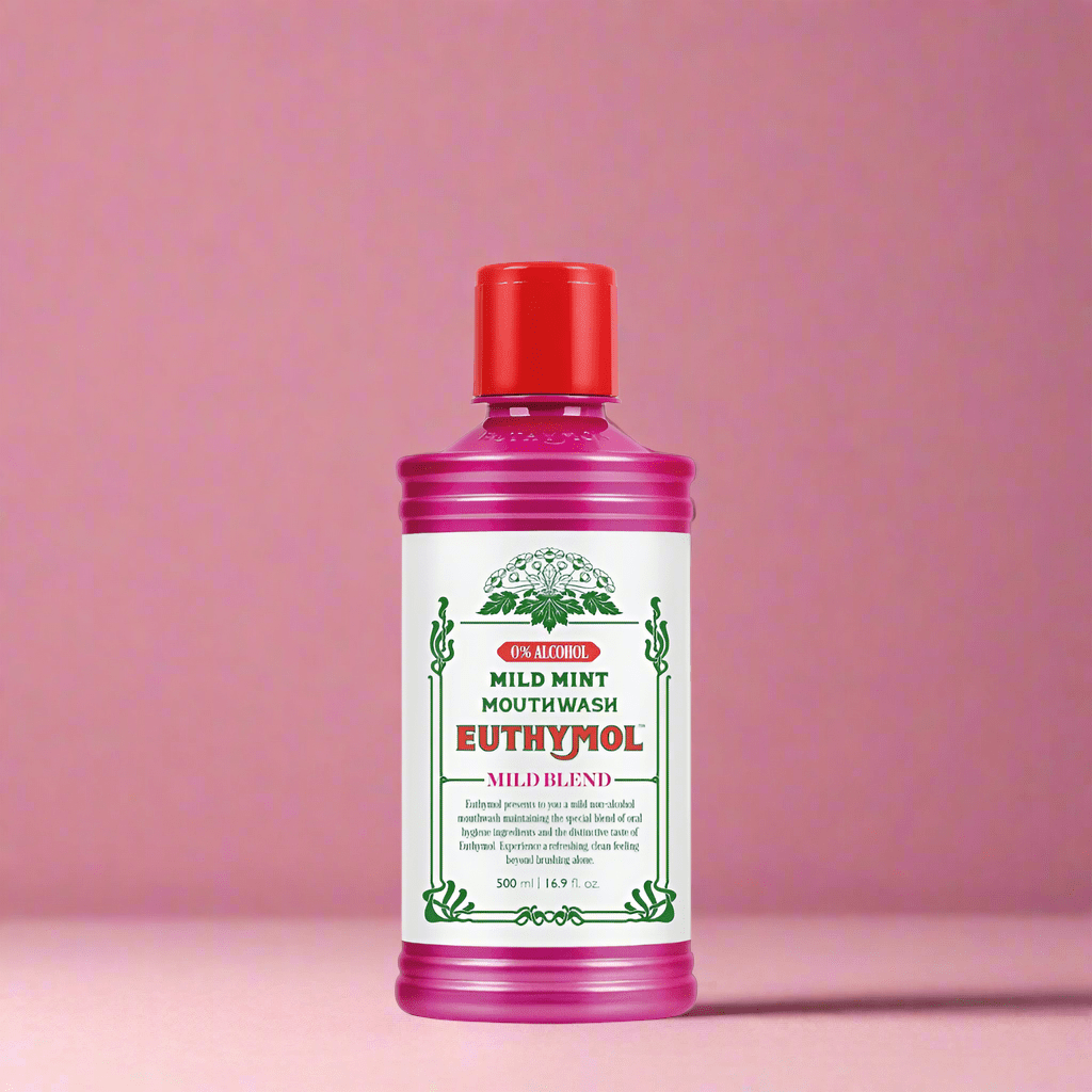 Look Alyfe Euthymol Alcohol-Free Mild Mint Mouthwash - 500ml