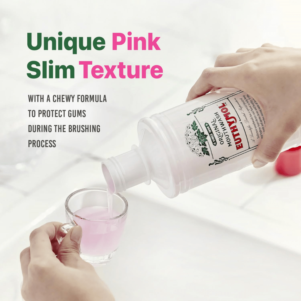 Look Alyfe Euthymol Alcohol-Free Original Mouthwash - 500ml