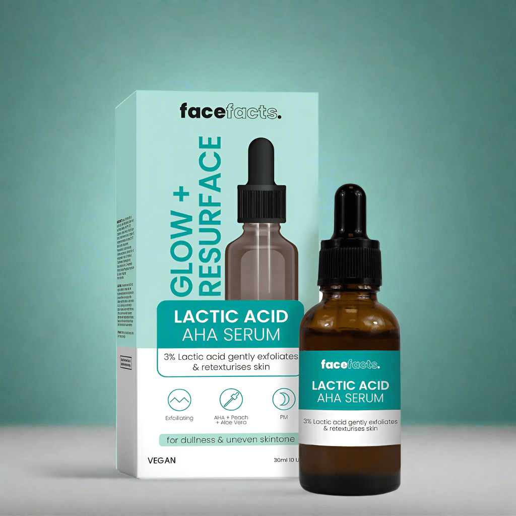 Look Alyfe Face Facts Glow & Resurface Lactic Acid Facial Serum - 30ml