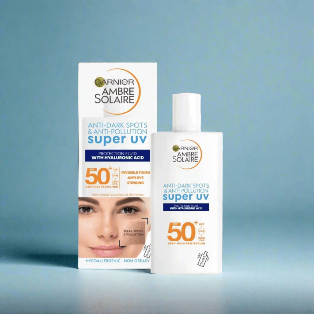 Look Alyfe Garnier Ambre Solaire Super UV Anti-Dark Spots Face Fluid SPF50+ - 40ml