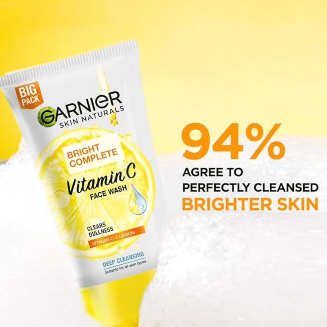 Look Alyfe Garnier Bright Complete Vitamin C Face Wash - 100ml