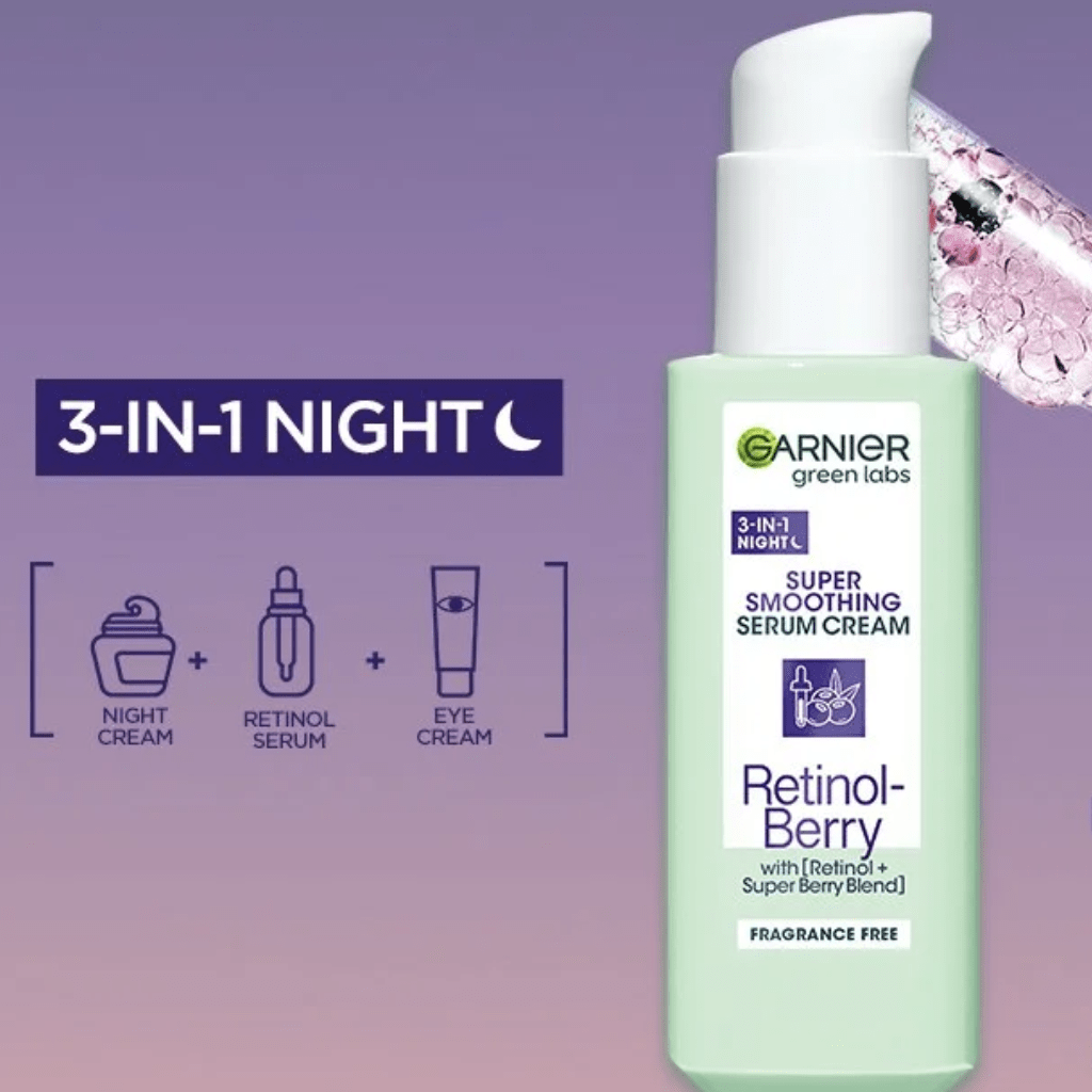 Look Alyfe Garnier Green Labs Retinol-Berry Smoothing Serum - 30ml