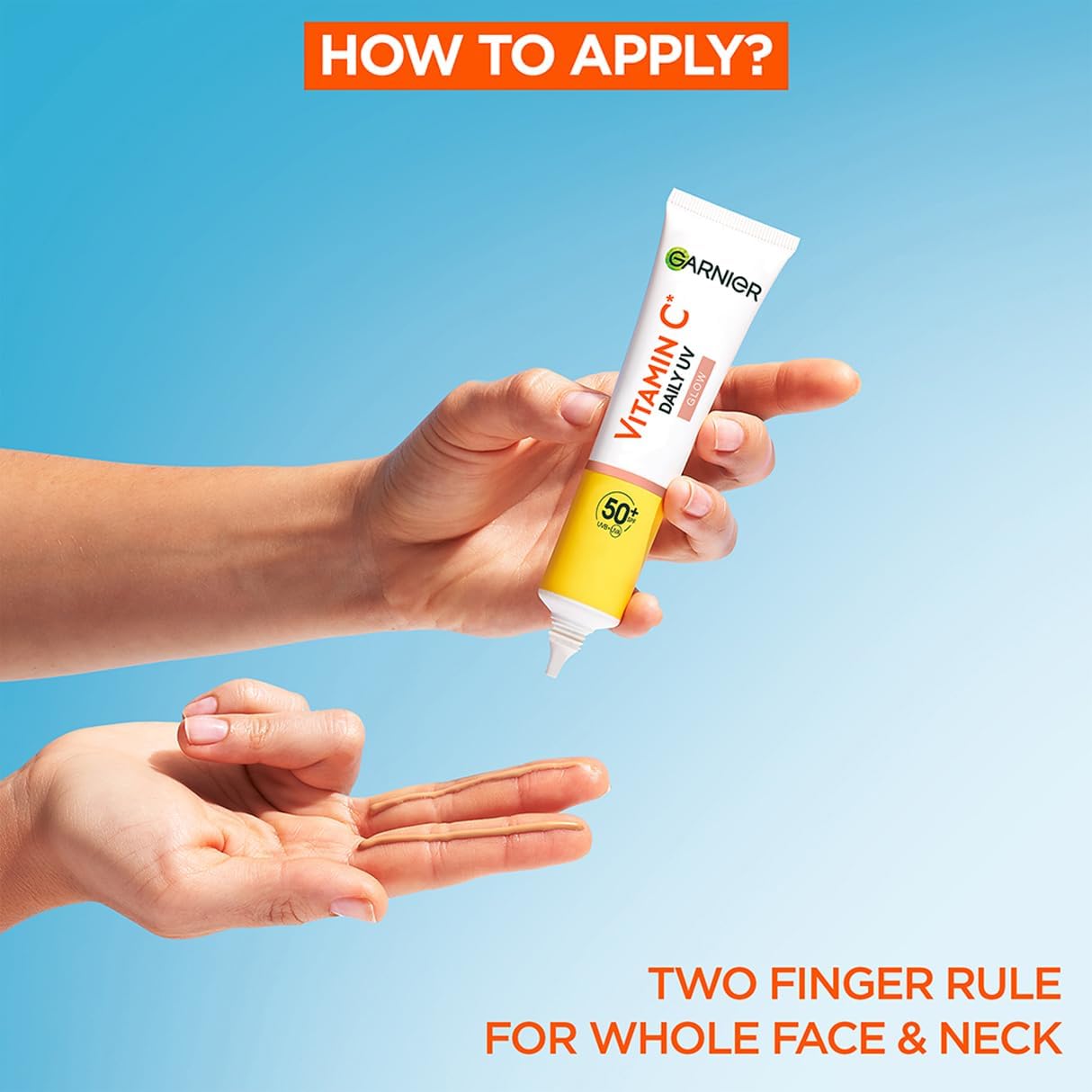 Look Alyfe Garnier Vitamin C Daily UV Brightening Fluid Invisible SPF50+ Sunscreen- 40ml