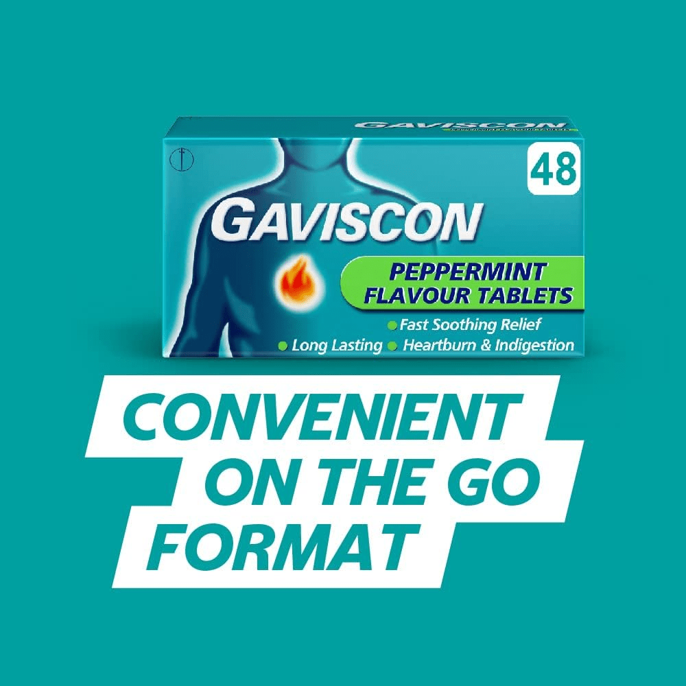 Look Alyfe Gaviscon Peppermint Flavour Tablets