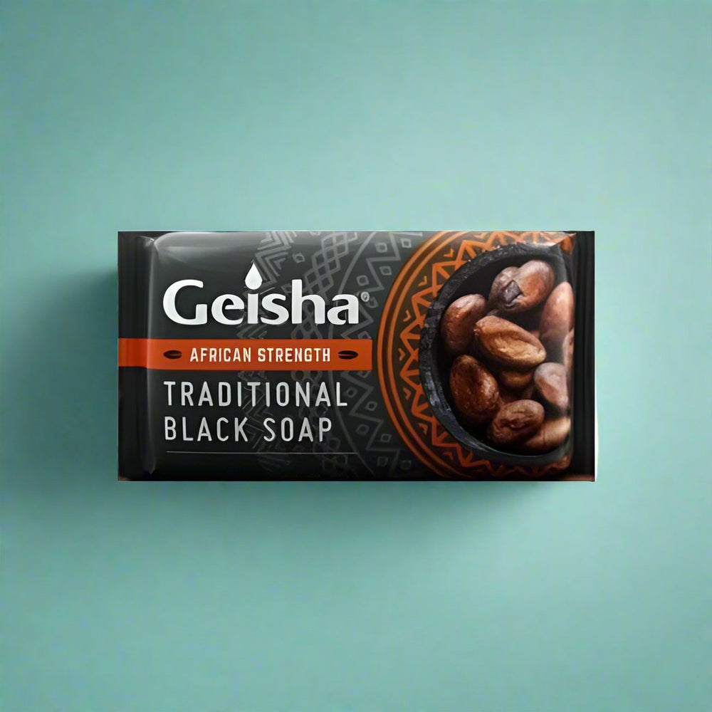 Look Alyfe Geisha African Traditional Black Bar Soap - 180g