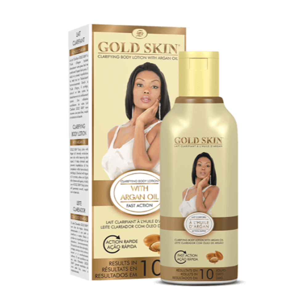 Look Alyfe Gold Skin Clarifying Body Lotion with Argan Oil - 250ml