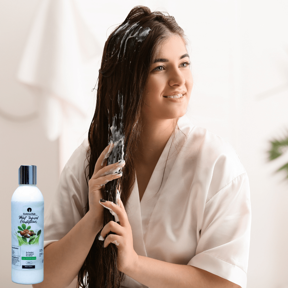 Look Alyfe Goldies Hub Mint Infused Hair Conditioner - 250ml