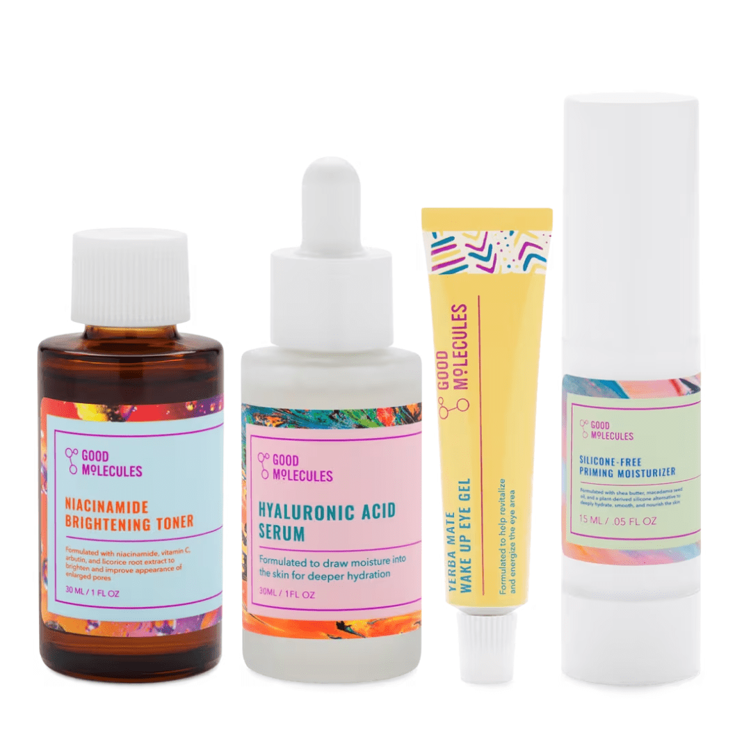 Look Alyfe Good Molecules The Daily Essentials Skincare Kit Set