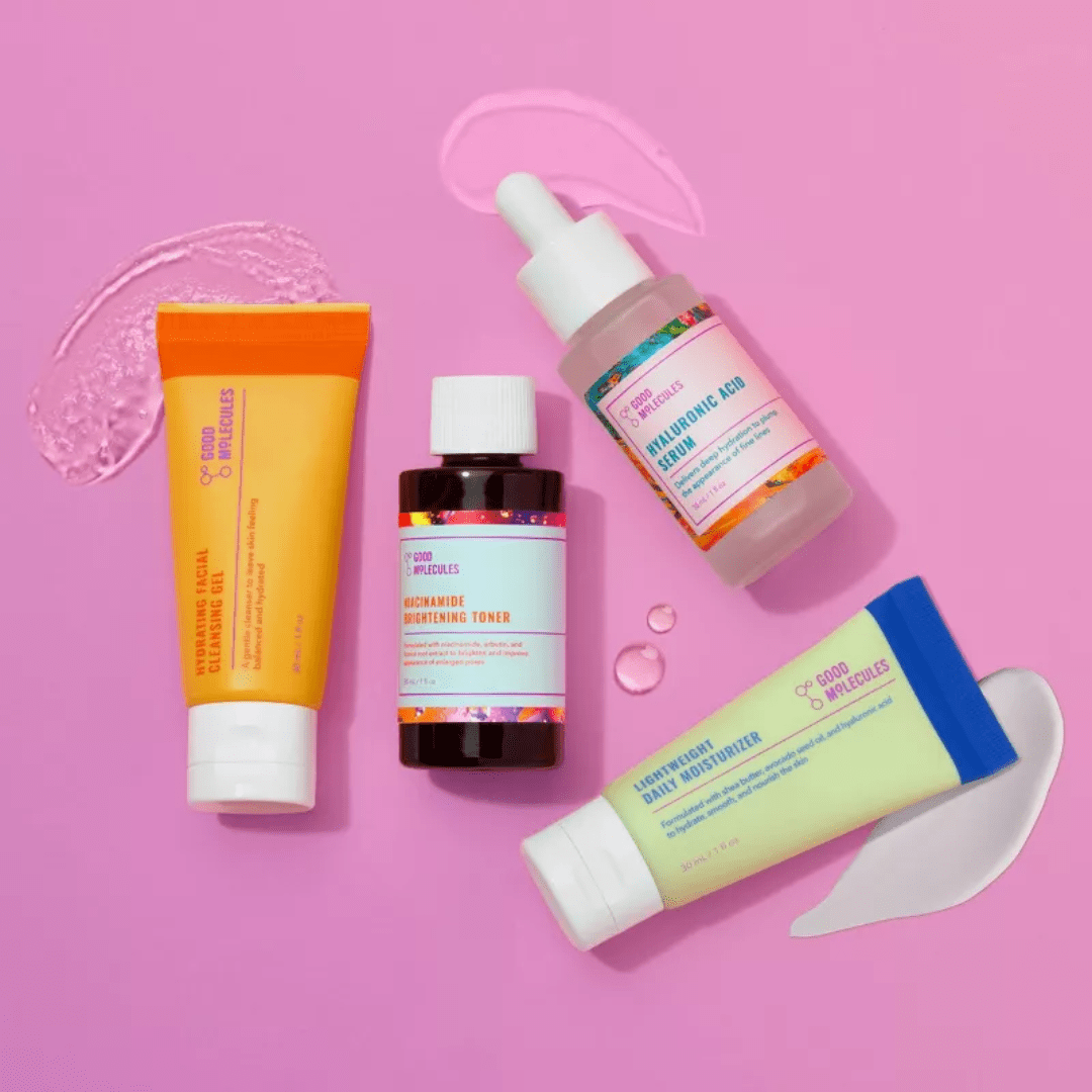 Look Alyfe Good Molecules The Daily Essentials Skincare Kit Set