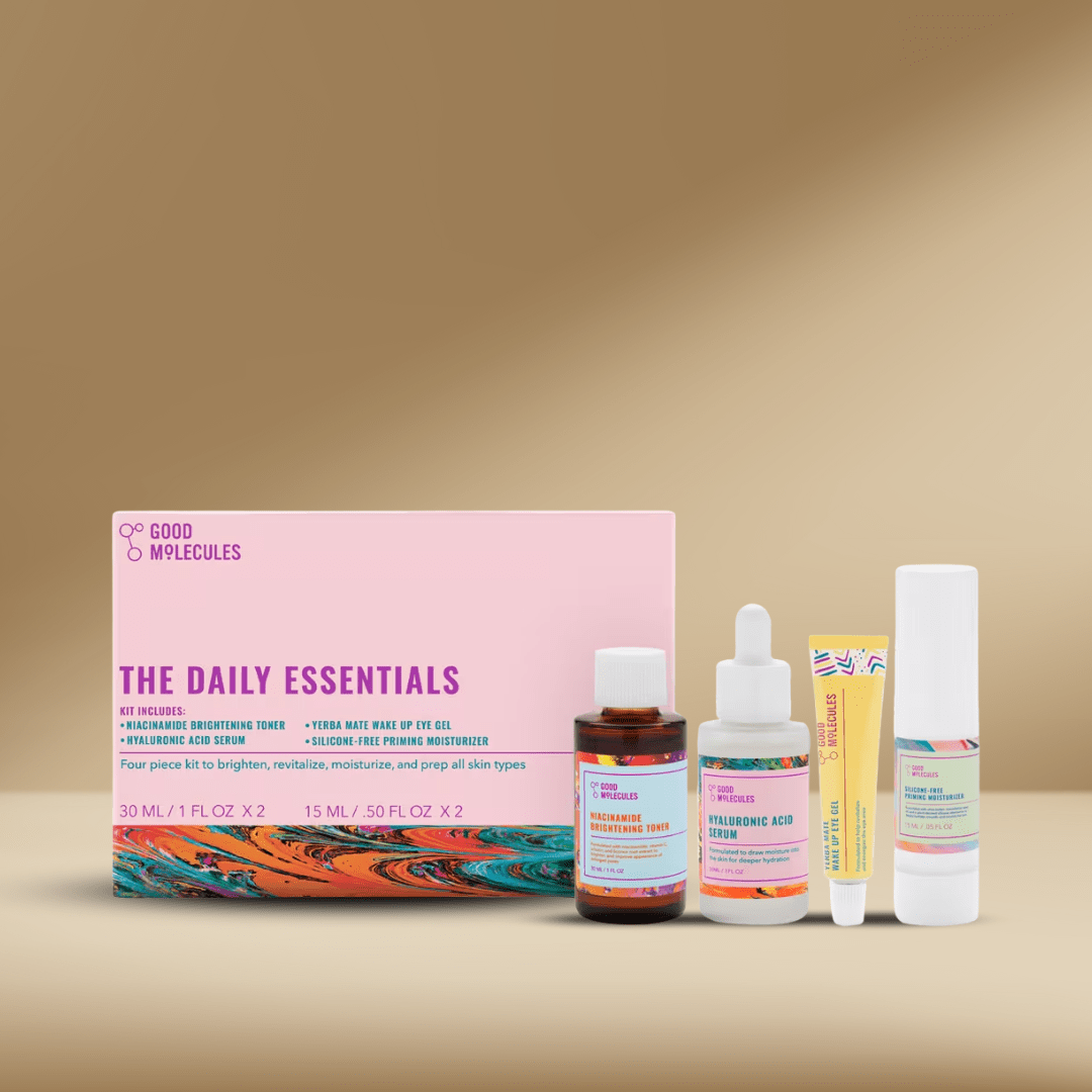 Look Alyfe Good Molecules The Daily Essentials Skincare Kit Set