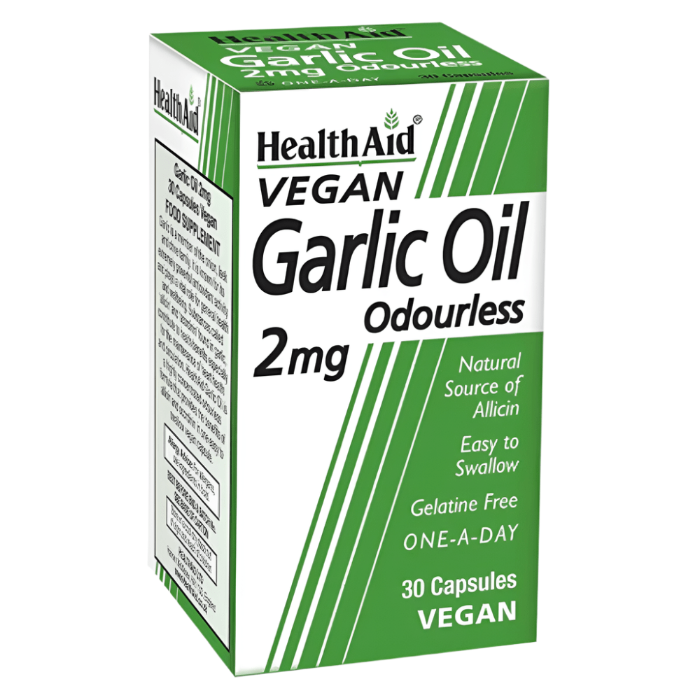 Look Alyfe HealthAid Vegan Odourless Garlic Oil - 2mg