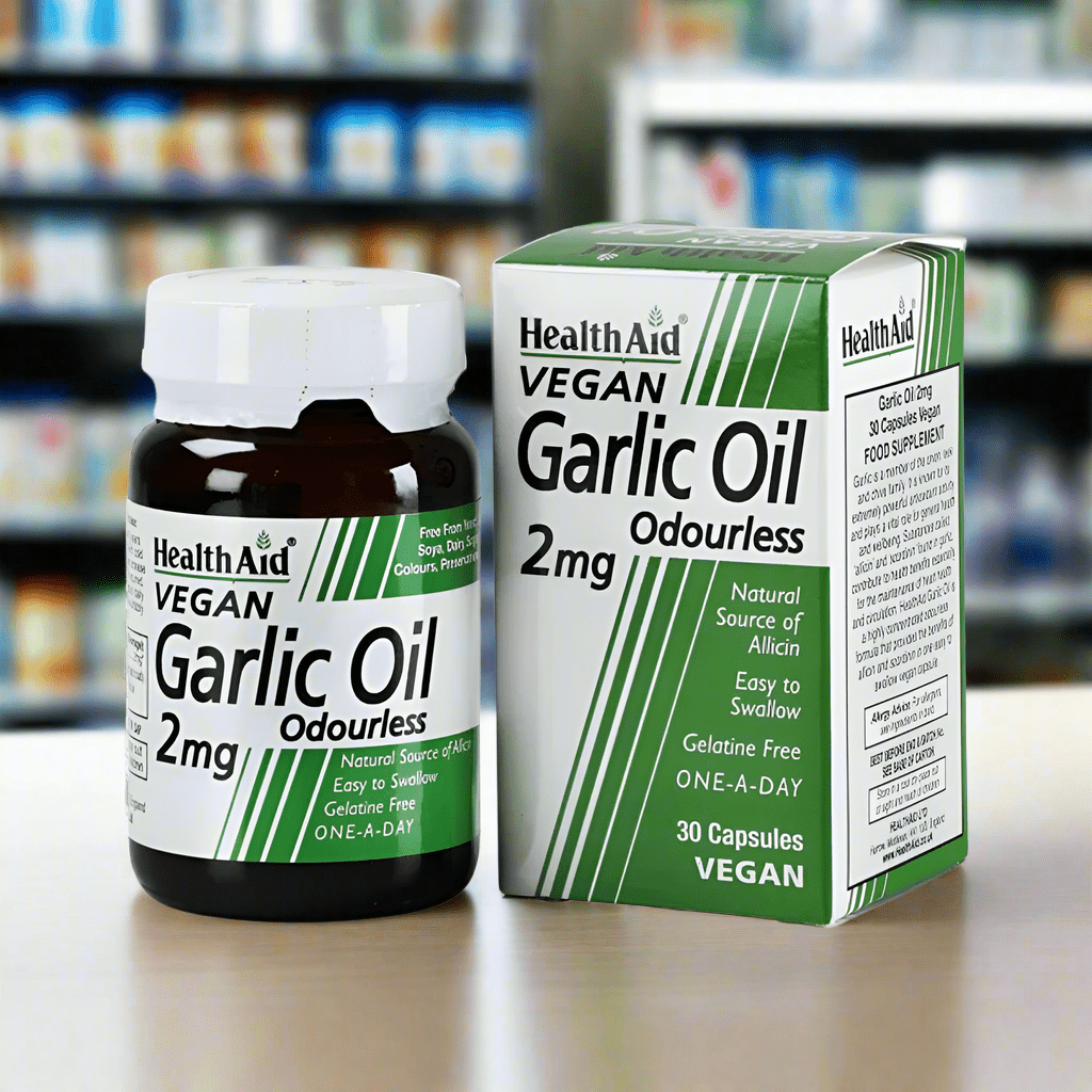 Look Alyfe HealthAid Vegan Odourless Garlic Oil - 2mg