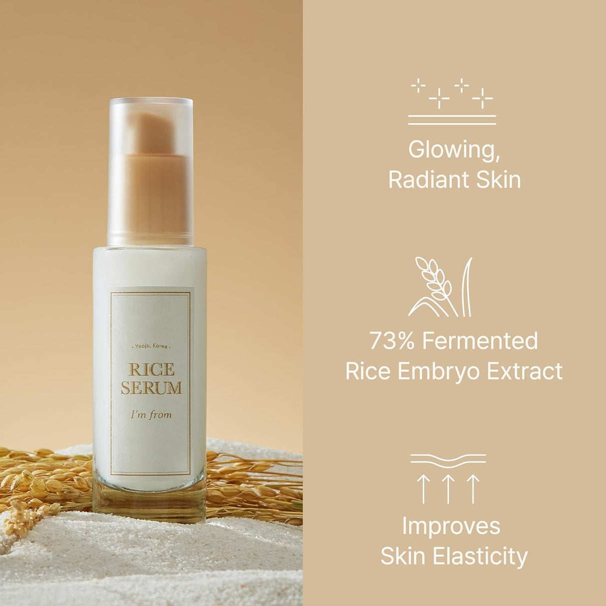 Look Alyfe I'm From Rice Serum, 73% Korean Fermented Rice Extract - 30ml