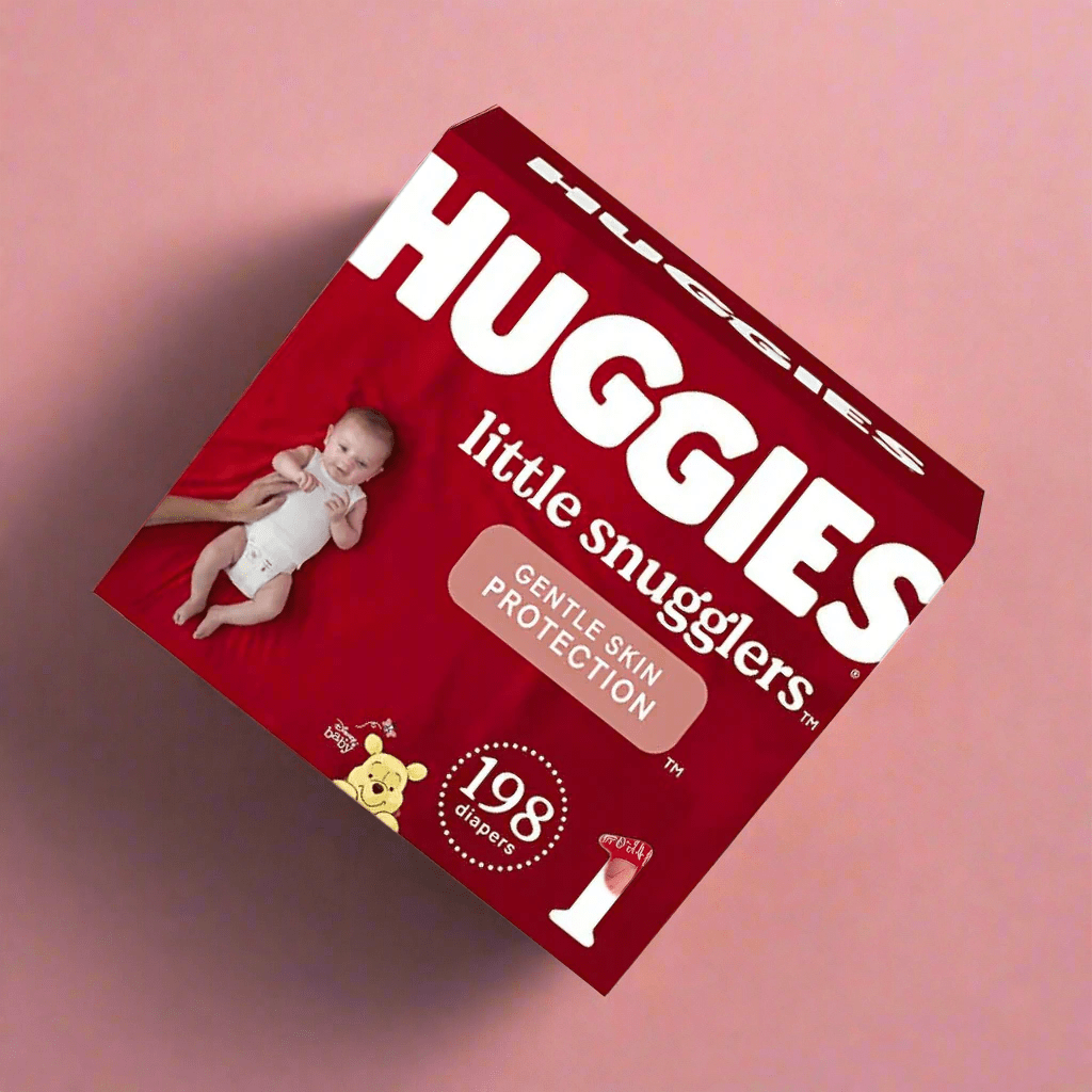 Look Alyfe J & J Huggies Little Snugglers Baby Diapers - Size 1