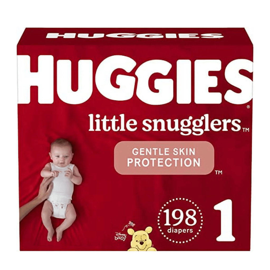 Look Alyfe J & J Huggies Little Snugglers Baby Diapers - Size 1