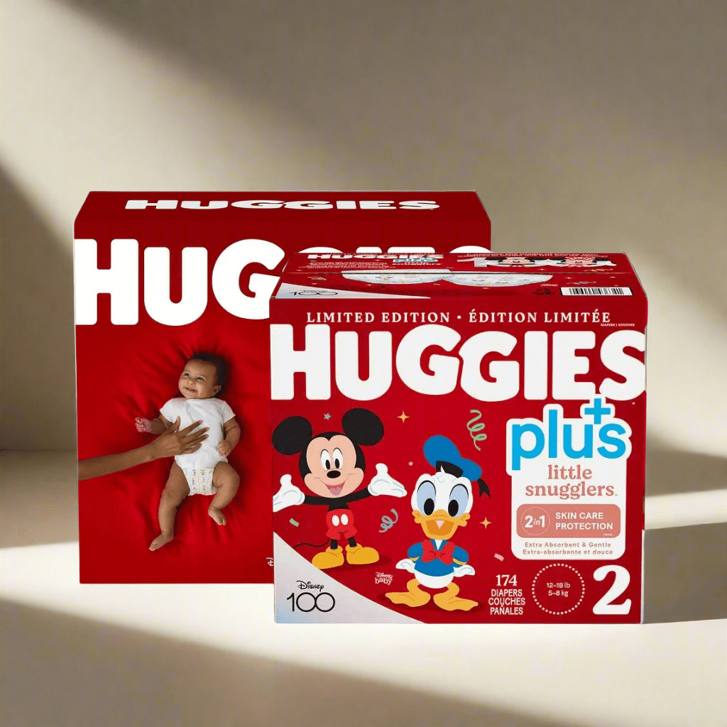 Look Alyfe J & J Huggies Little Snugglers Baby Diapers - Size 2