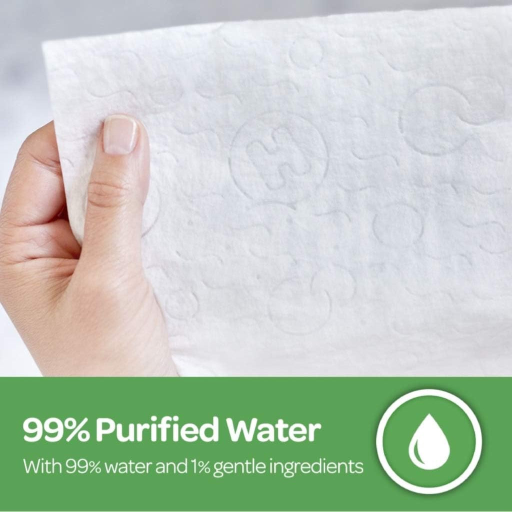 Look Alyfe J & J Huggies Natural Care Wipes With Aloe Vera - 56 Pieces