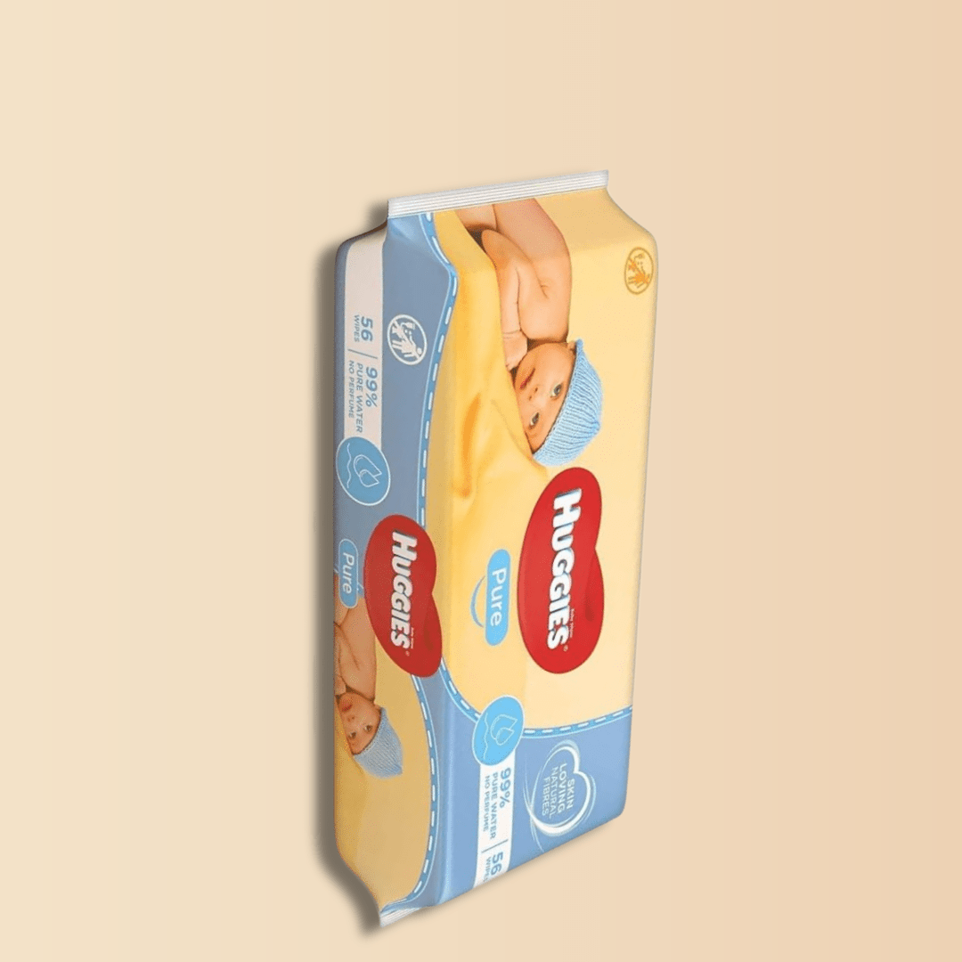 Look Alyfe J & J Huggies Pure Baby Wipes - 56 Pieces
