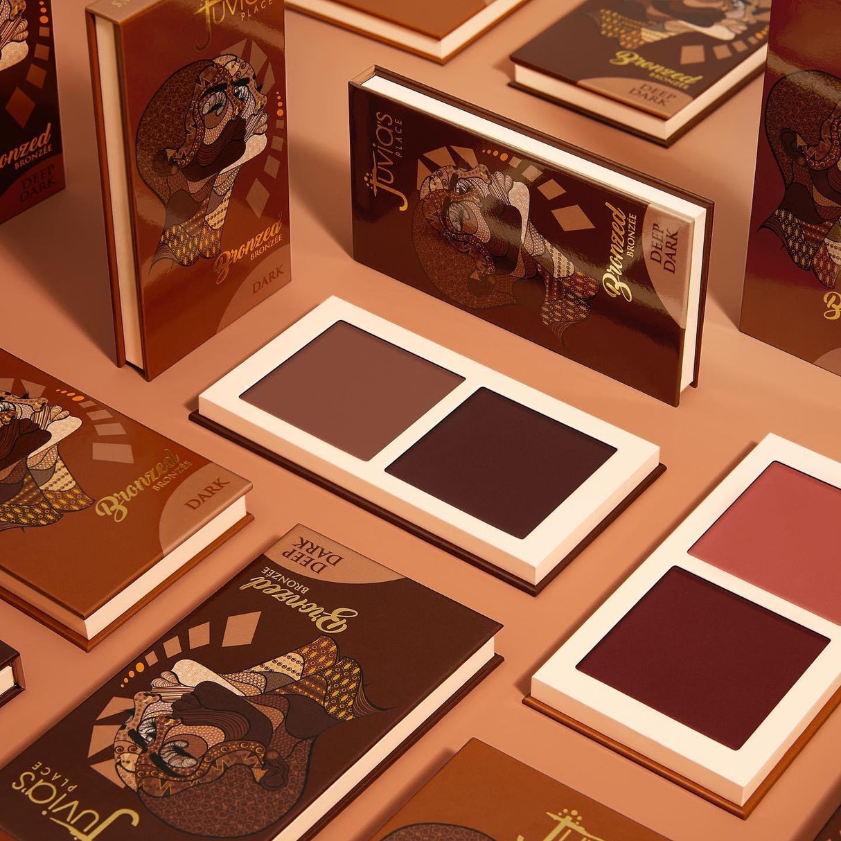 Look Alyfe Juvia's Place The Bronzed Duo Bronzer - Deep Dark