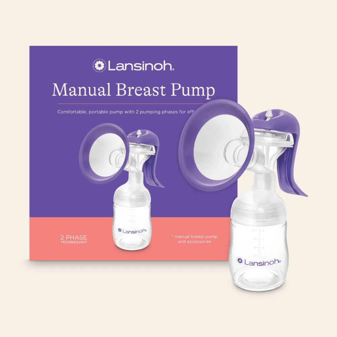 Look Alyfe Lansinoh Manual Breast Pump