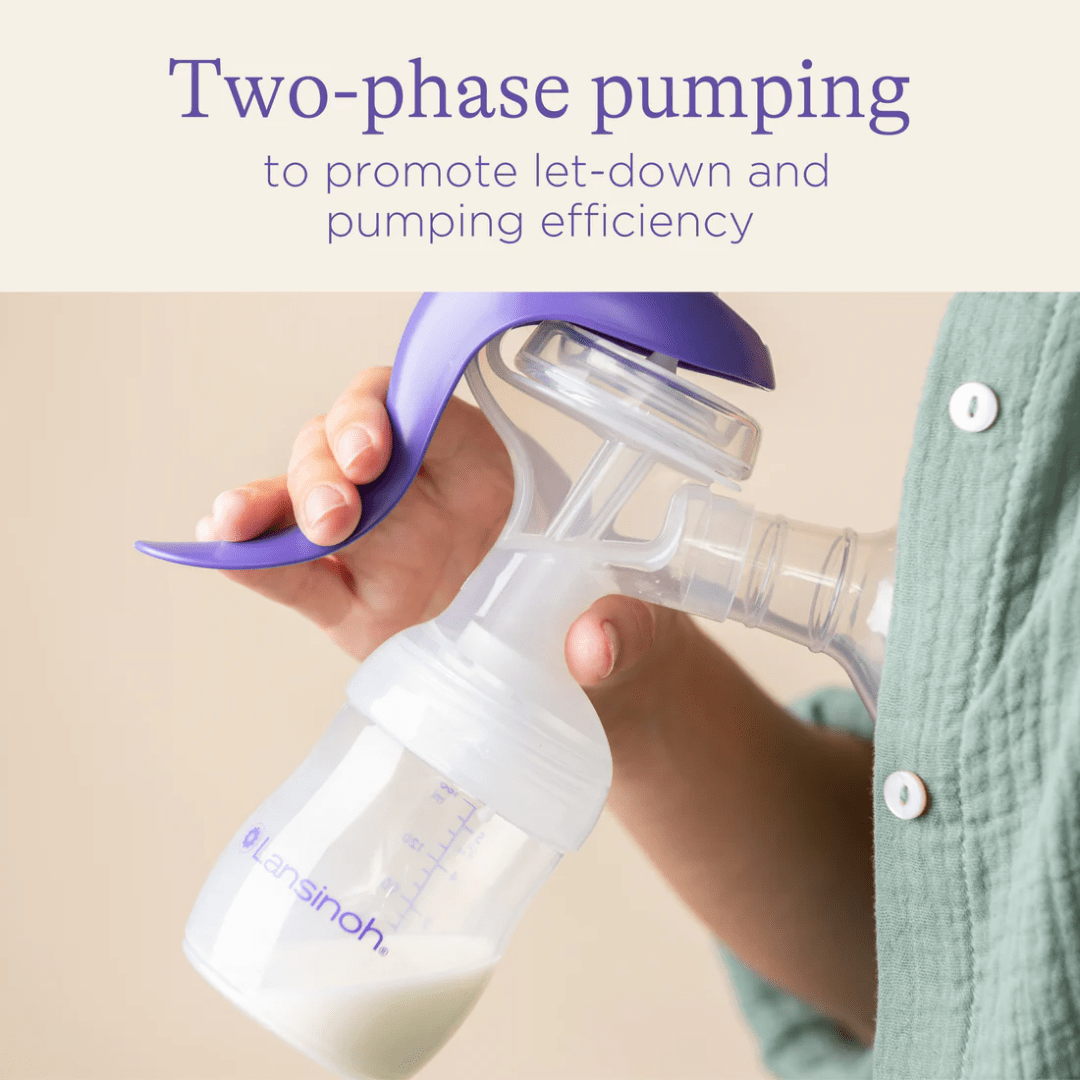 Look Alyfe Lansinoh Manual Breast Pump