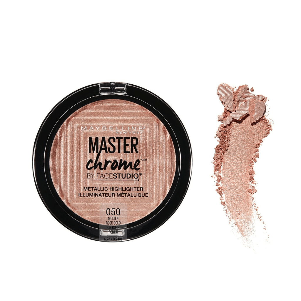 Look Alyfe Maybelline Face Studio Master Chrome Metallic Highlighter