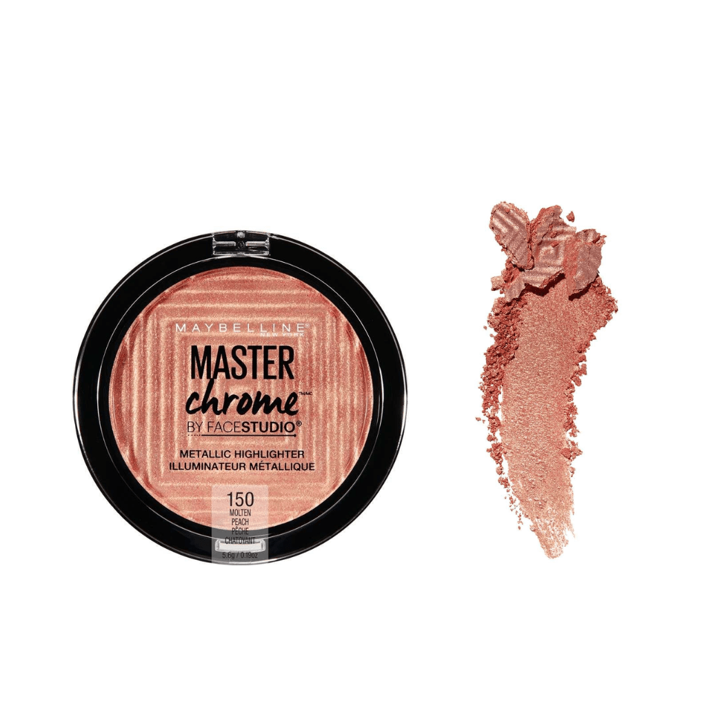 Look Alyfe Maybelline Face Studio Master Chrome Metallic Highlighter