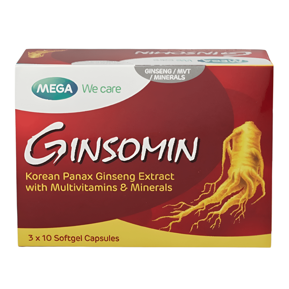 Look Alyfe Mega We Care Ginsomin Korean Panax Ginseng Extract - 3x10 Capsules