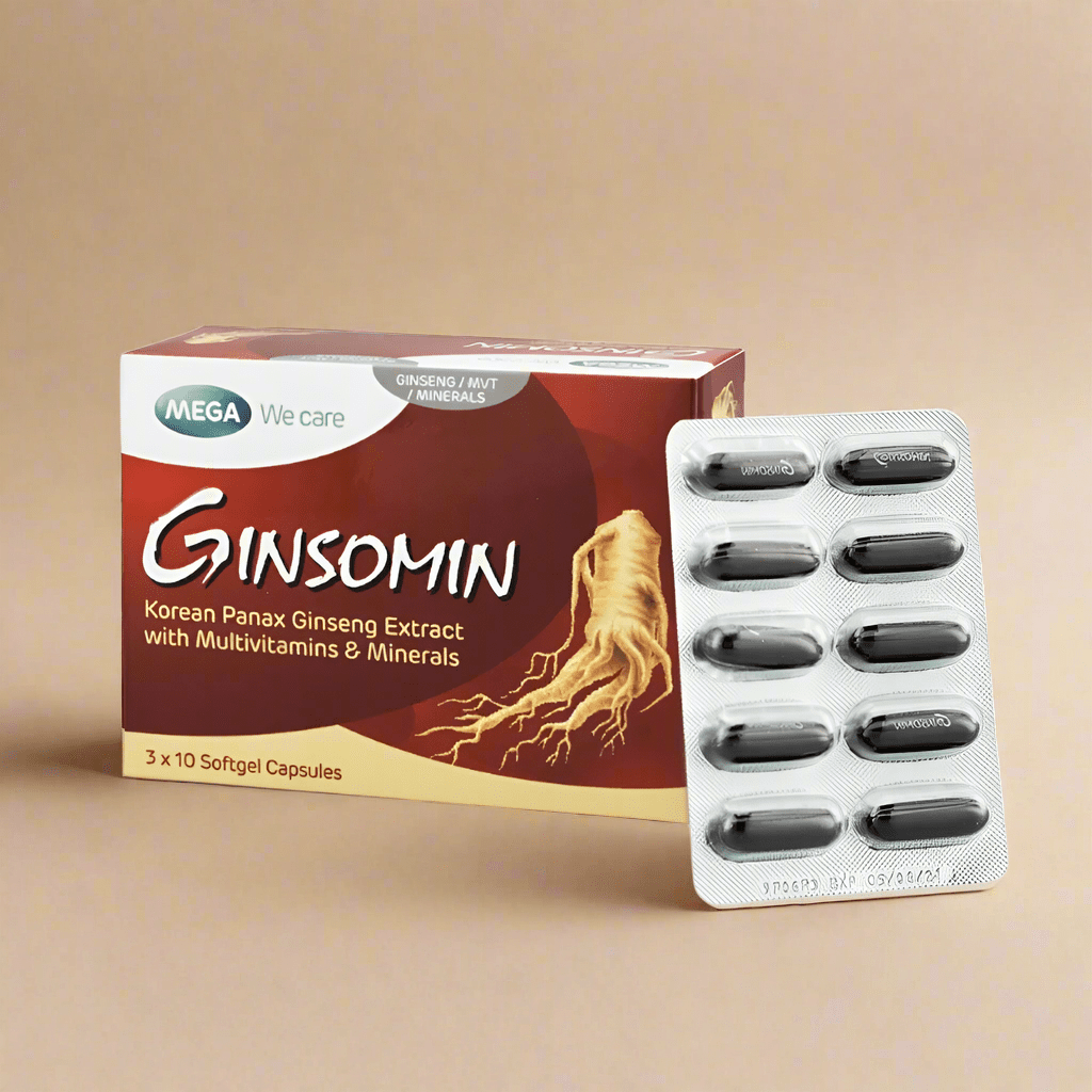 Look Alyfe Mega We Care Ginsomin Korean Panax Ginseng Extract - 3x10 Capsules