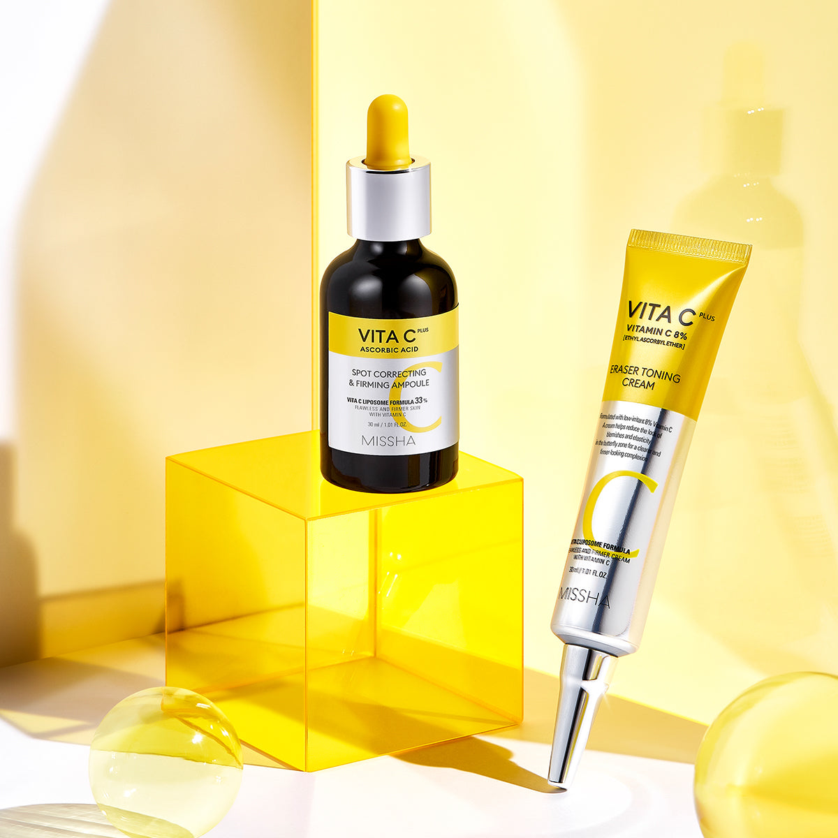 Look Alyfe Missha Vita C Plus Spot Correcting & Firming Ampoule - 30ml