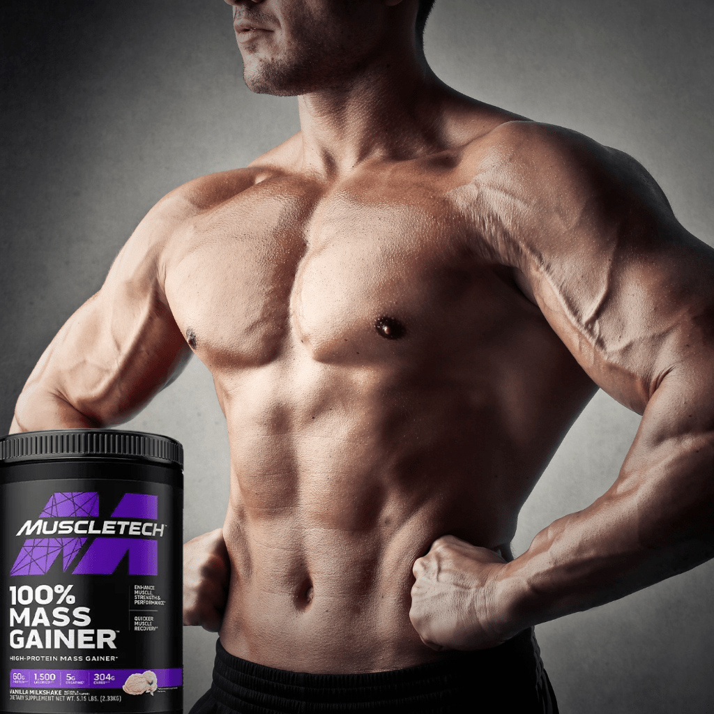 Look Alyfe Muscletech 100% Mass Gainer Vanilla Milkshake Protein Powder