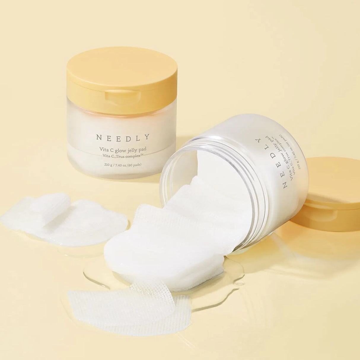 Look Alyfe Needly Vita C Glow Jelly Pad Brightening Toner Pad - 210g