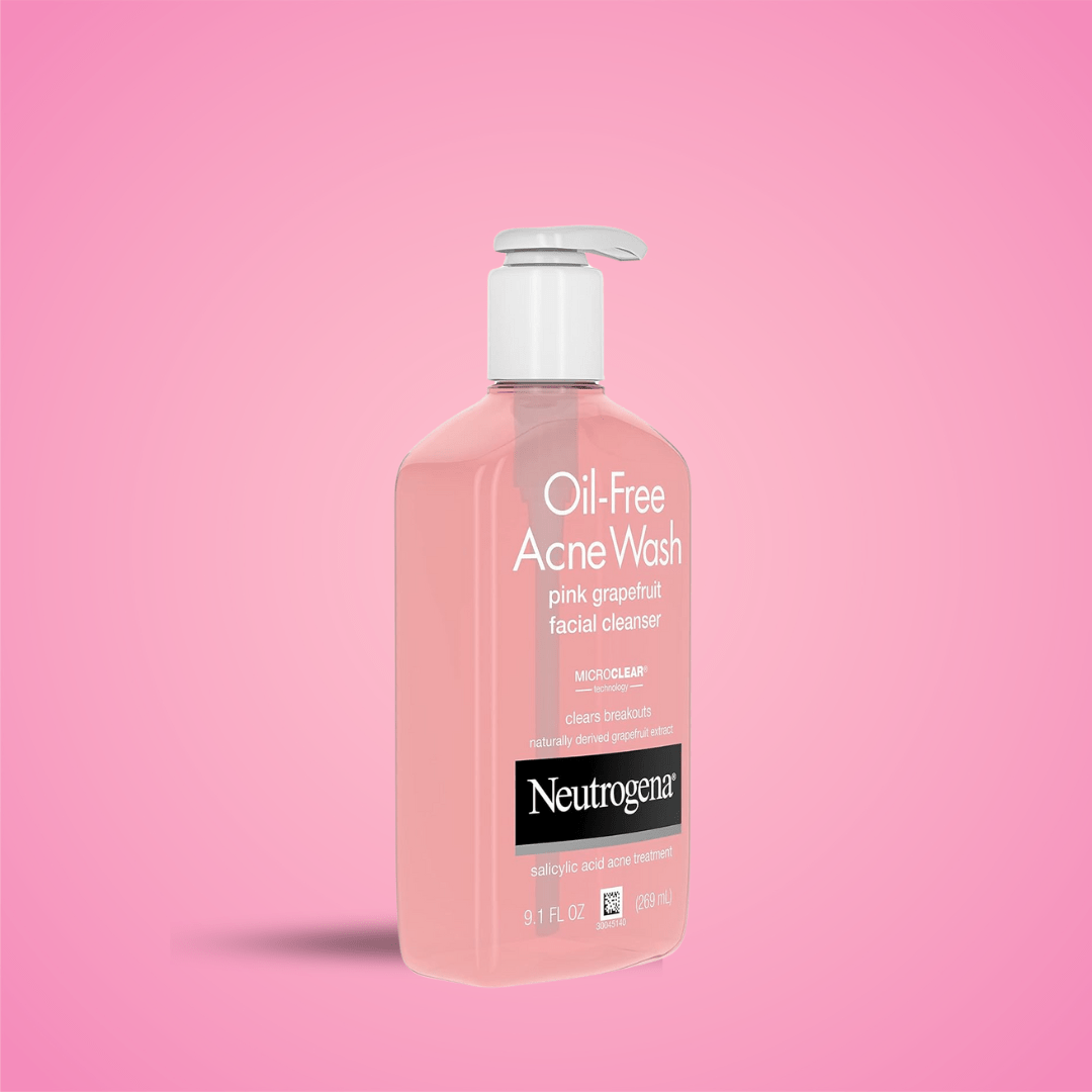Look Alyfe Neutrogena Oil-Free Acne Wash Pink Grapefruit Facial Cleanser - 269ml