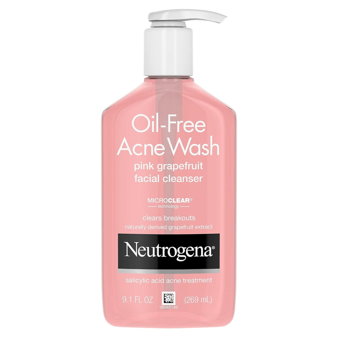Look Alyfe Neutrogena Oil-Free Acne Wash Pink Grapefruit Facial Cleanser - 269ml