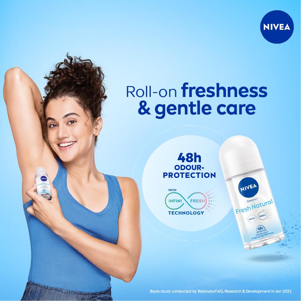 Look Alyfe Nivea Fresh Natural Anti-Perspirant Roll-On - 50ml
