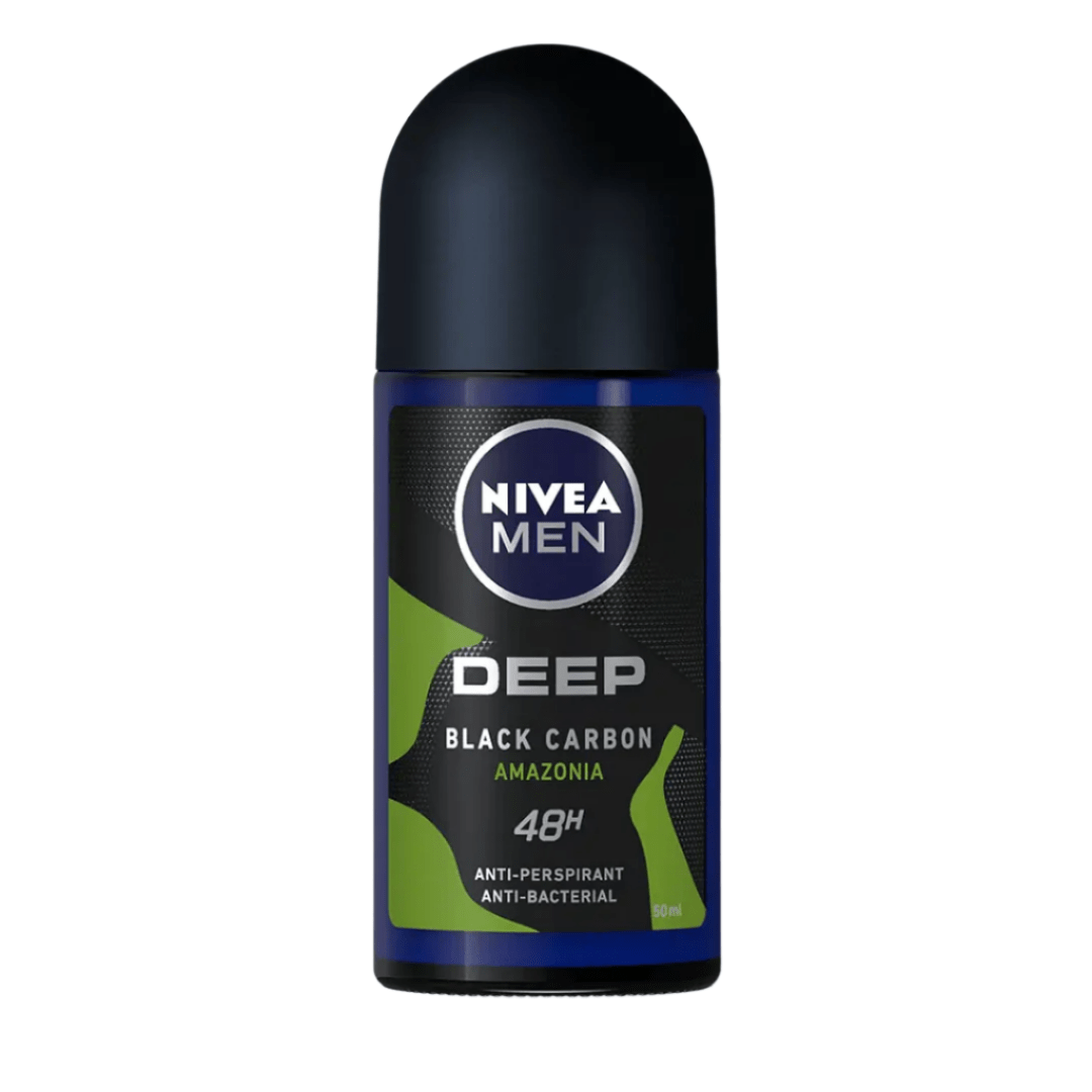 Look Alyfe Nivea Men Deep Black Carbon Amazonia Anti-Perspirant Roll-On- 50ml