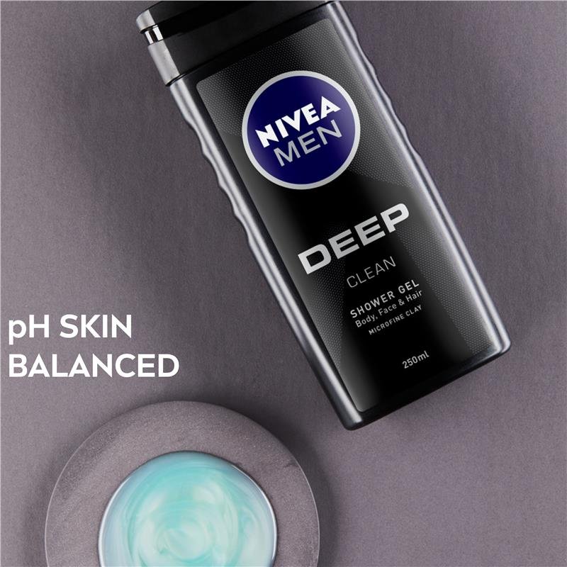 Look Alyfe Nivea Men Deep Clean Shower Gel - 500ml