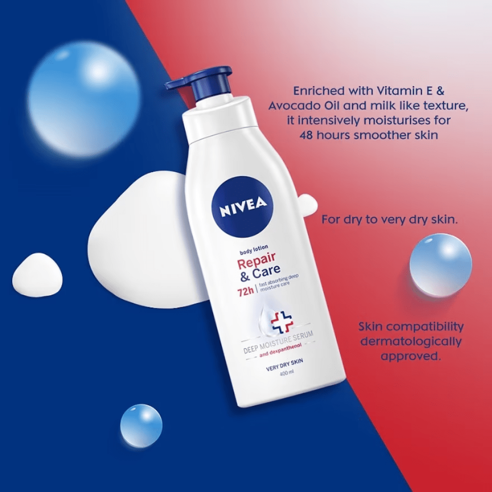Look Alyfe Nivea Repair & Care Body Lotion - 400ml