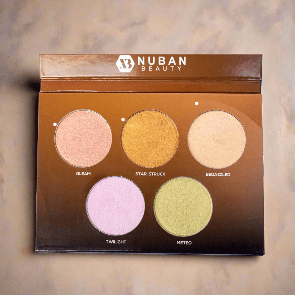 Look Alyfe Nuban Beauty D'Glow Highlighter Palette